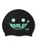 [SW-CS078] Smiley シリコン スイムキャップ ブラック