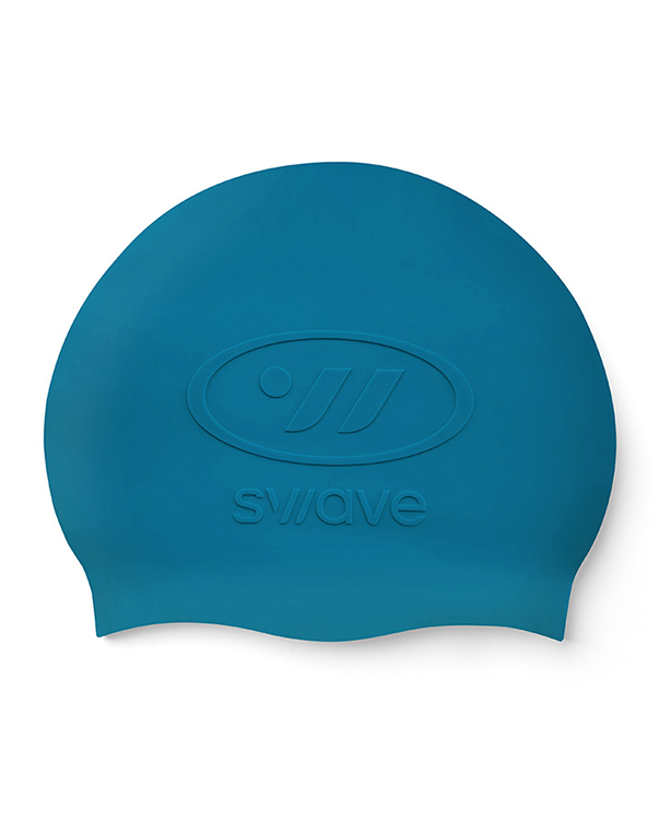 [SW-ECS012-DGR] Emboss Silicone Swim Cap Deep Green