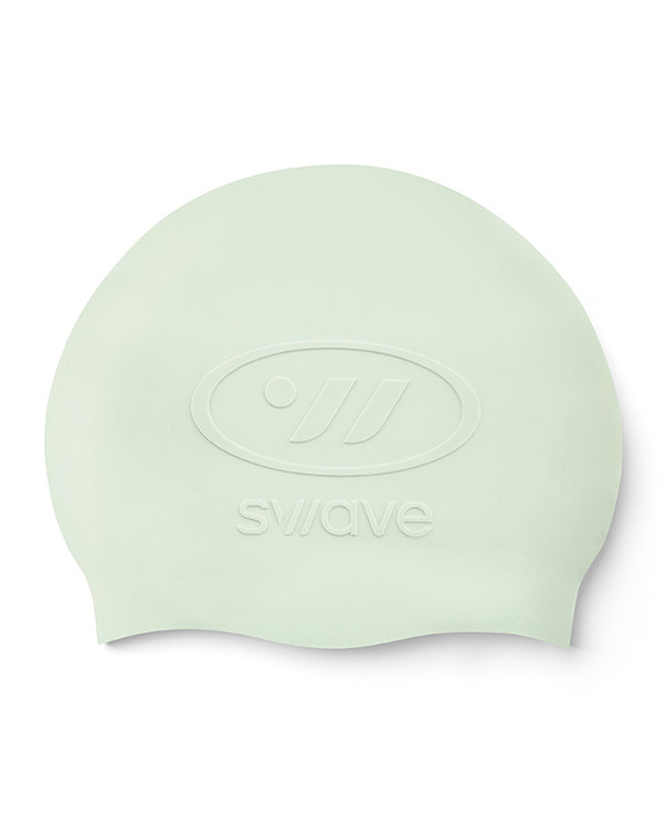[SW-ECS002-PMT] Emboss Silicone Swim Cap Pale Mint