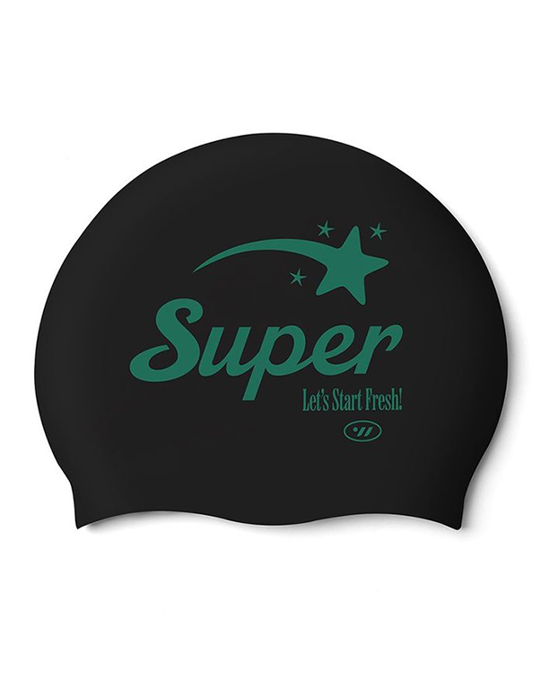 [SF1USC017] Super SIlicone Swim Cap Green