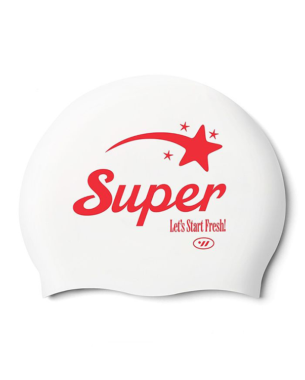 [SF1USC015] Super シリコン スイムキャップ レッド