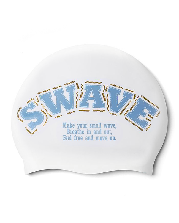 [SF3USC002] Stitch Work Silicone Swim Cap Blue