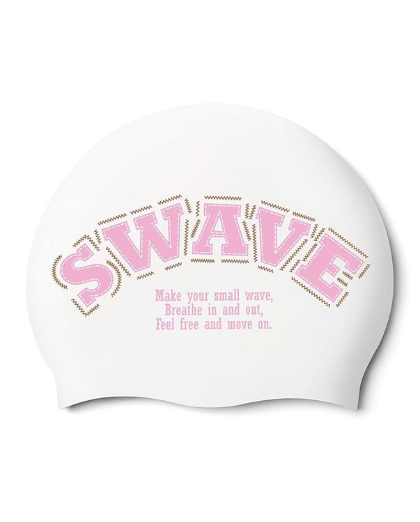 [SF3USC003] Stitch Work Silicone Swim Cap Pink