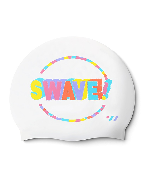 [SW-CS073-WHT] Candy Pop Silicone Swim Cap White