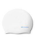[SW-CS058-WT] Solid Silicone Swim Cap White