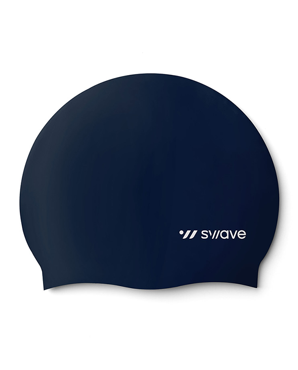 [SW-CS058-NVP] Solid Silicone Swim Cap Navy