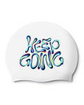 [SW-CS103] Keep Going シリコン スイムキャップ グリーン