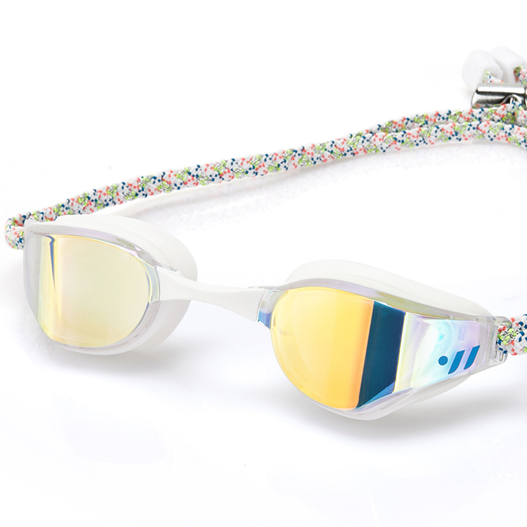 [SW-TAC001MR-CLR/WHT] Sniper Touch Anti-Fog Mirrored Swim Goggle Clear White