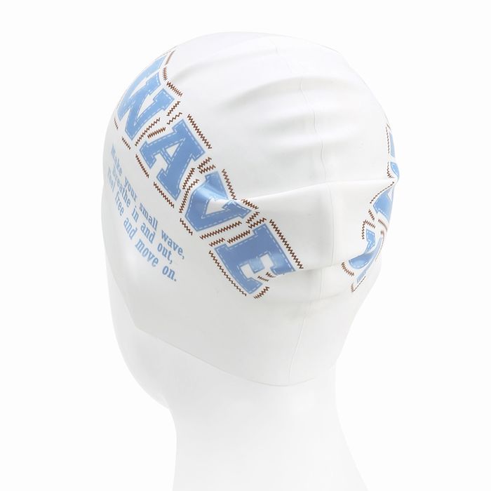 [SF3USC002] Stitch Work Silicone Swim Cap Blue