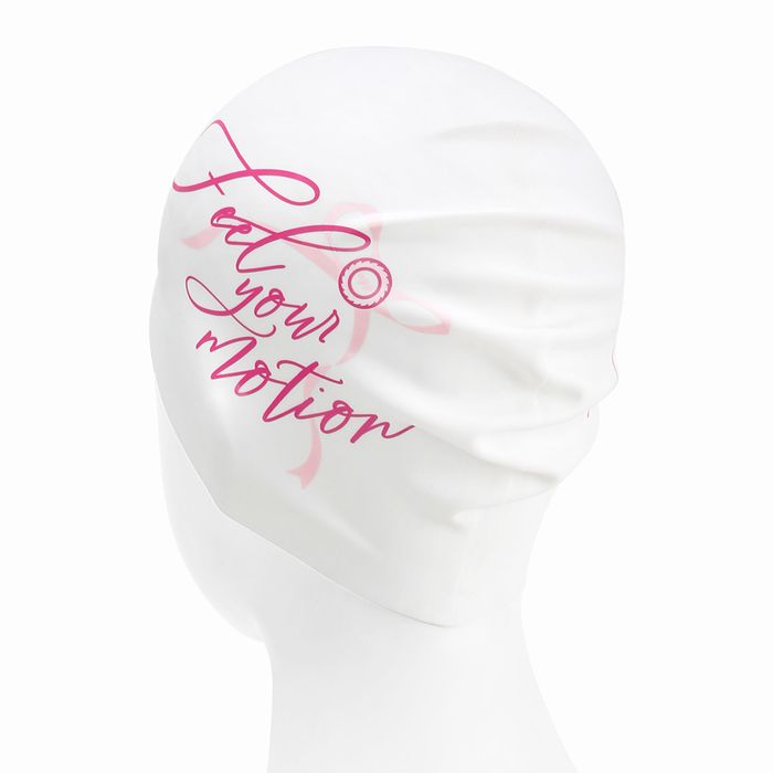 [SF3USC007] Feel-Your-Motion Silicone Swim Cap Pink