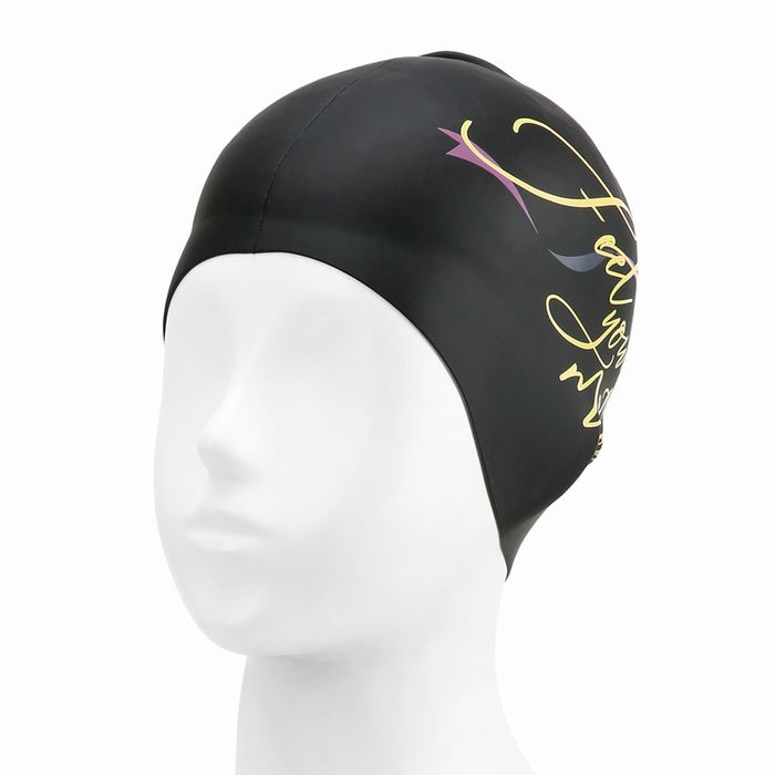 [SF3USC008] Feel-Your-Motion Silicone Swim Cap Black