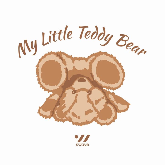 [SF3USC011] My Little Teddy Silicone Swim Cap White