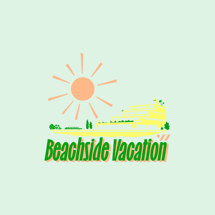 [SW-CS128-PMT] Beachside Vacation Silicone Swim Cap Pale Mint