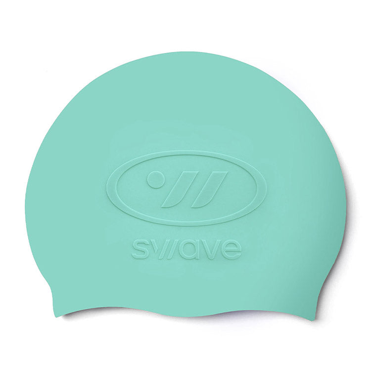 SWAVE Emboss Silicone Swim Cap Mint