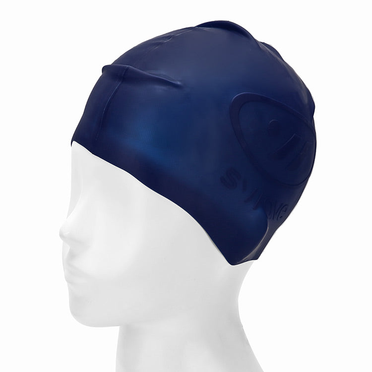 SWAVE Emboss Silicone Swim Cap Navy