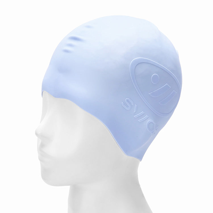 [SW-ECS004-PLV] Emboss Silicone Swim Cap Pale Lavender