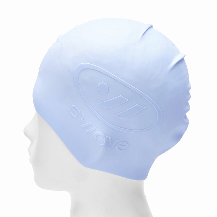 [SW-ECS004-PLV] Emboss Silicone Swim Cap Pale Lavender