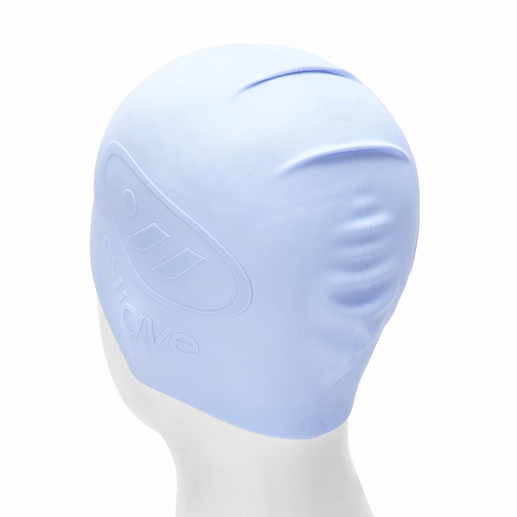[SW-ECS004-PLV] Emboss Silicone Swim Cap Pale Lavender