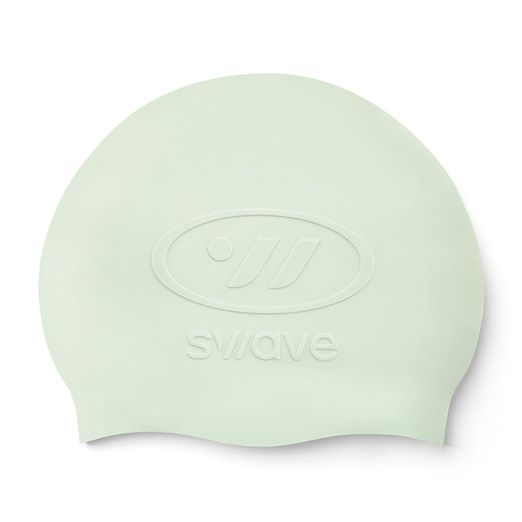 SWAVE Emboss Silicone Swim Cap Pale Mint