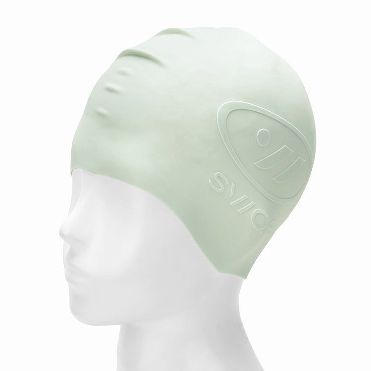 SWAVE Emboss Silicone Swim Cap Pale Mint