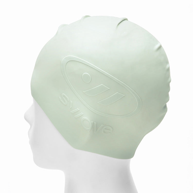 [SW-ECS002-PMT] Emboss Silicone Swim Cap Pale Mint