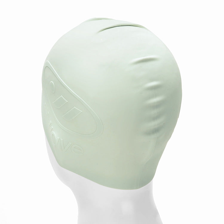 [SW-ECS002-PMT] Emboss Silicone Swim Cap Pale Mint