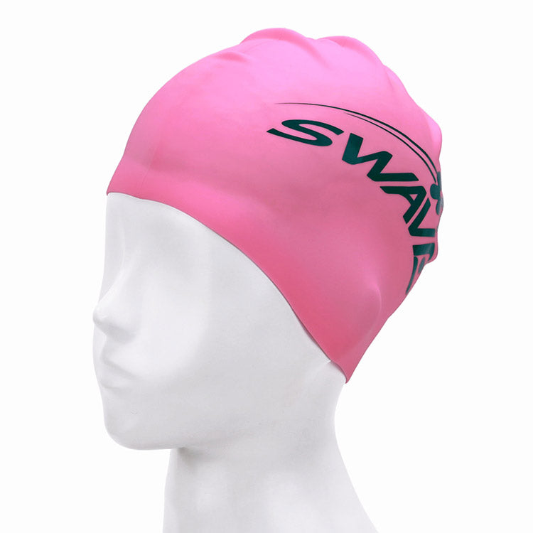 [SW-CS101] Floral Swing シリコン スイムキャップ ピンク