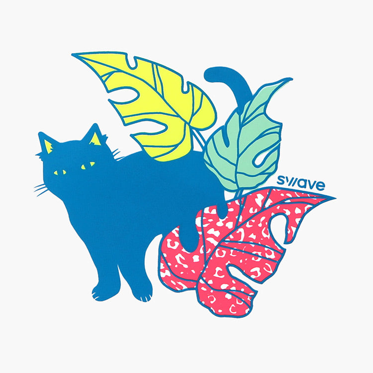 [SW-CS085] Hidden Cat シリコン スイムキャップ ホワイト