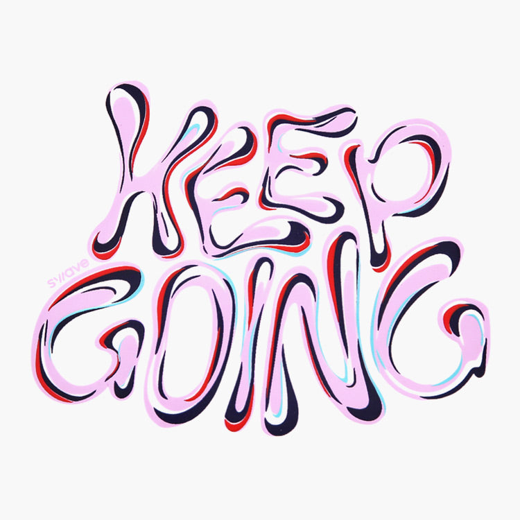 [SW-CS102] Keep Going シリコン スイムキャップ パープル