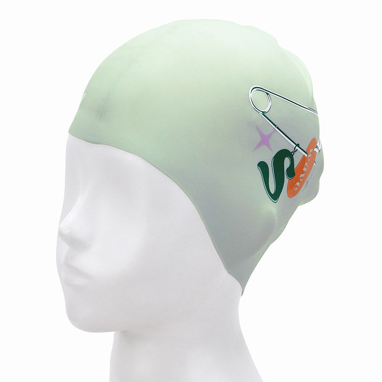 [SW-CS125] Pierswave シリコン スイムキャップ ペール ミント