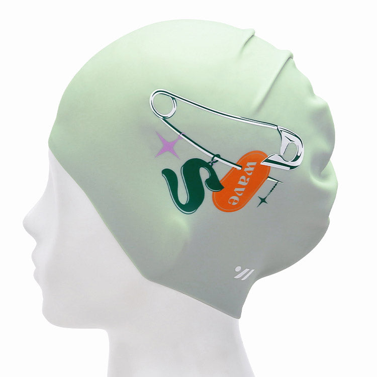 [SW-CS125] Pierswave シリコン スイムキャップ ペール ミント