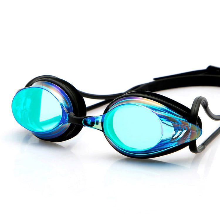 SWAVE Prism Touch Antifog Mirrored Swim Goggle Blue