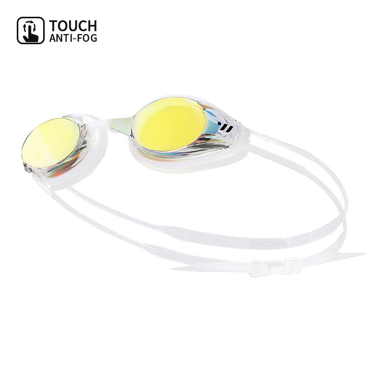 SWAVE Prism Touch Antifog Mirrored Swim Goggle Clear