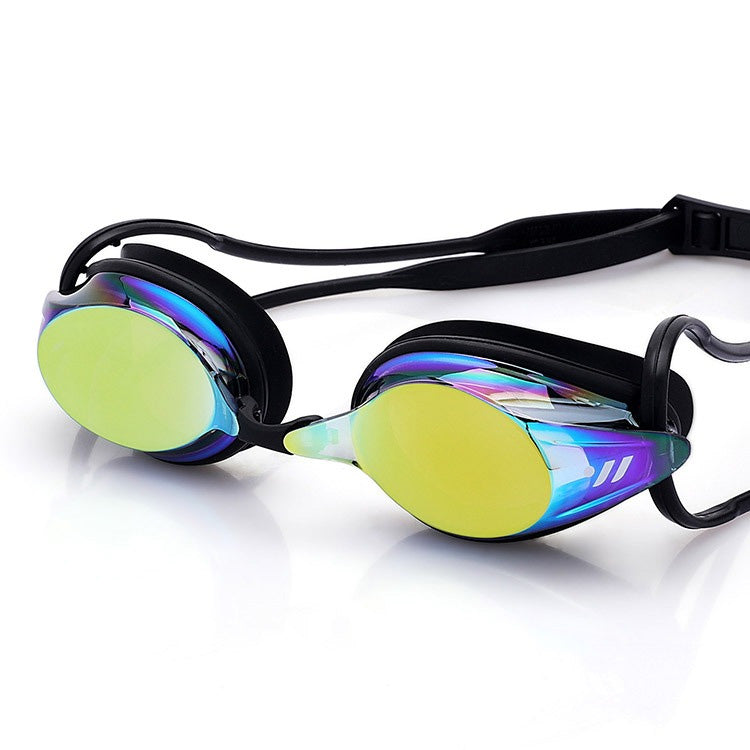 SWAVE Prism Touch Antifog Mirrored Swim Goggle Gold