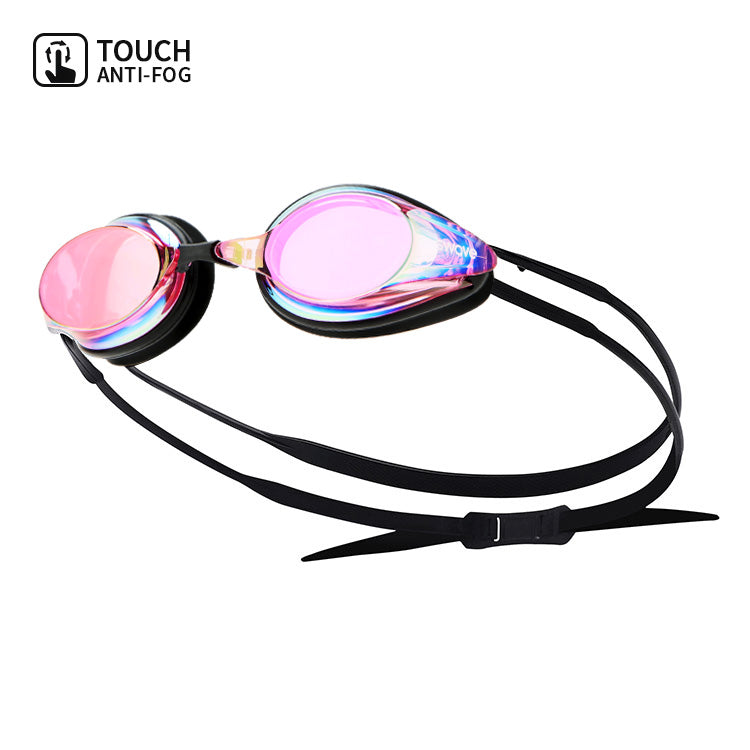 SWAVE Prism Touch Antifog Mirrored Swim Goggle Pink