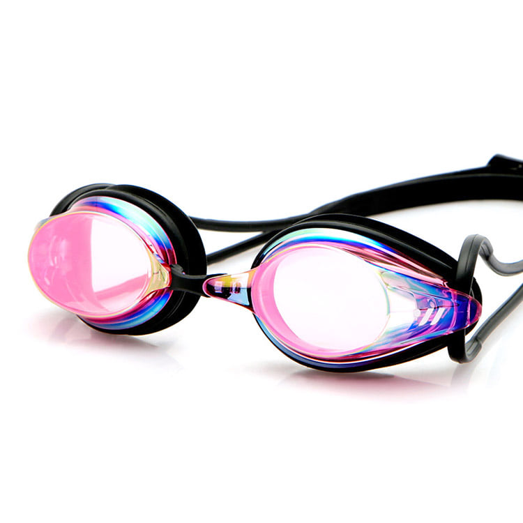 SWAVE Prism Touch Antifog Mirrored Swim Goggle Pink