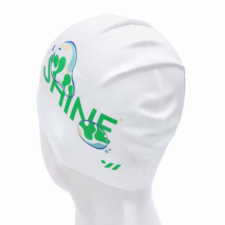 [SW-CS105] Shine シリコン スイムキャップ グリーン