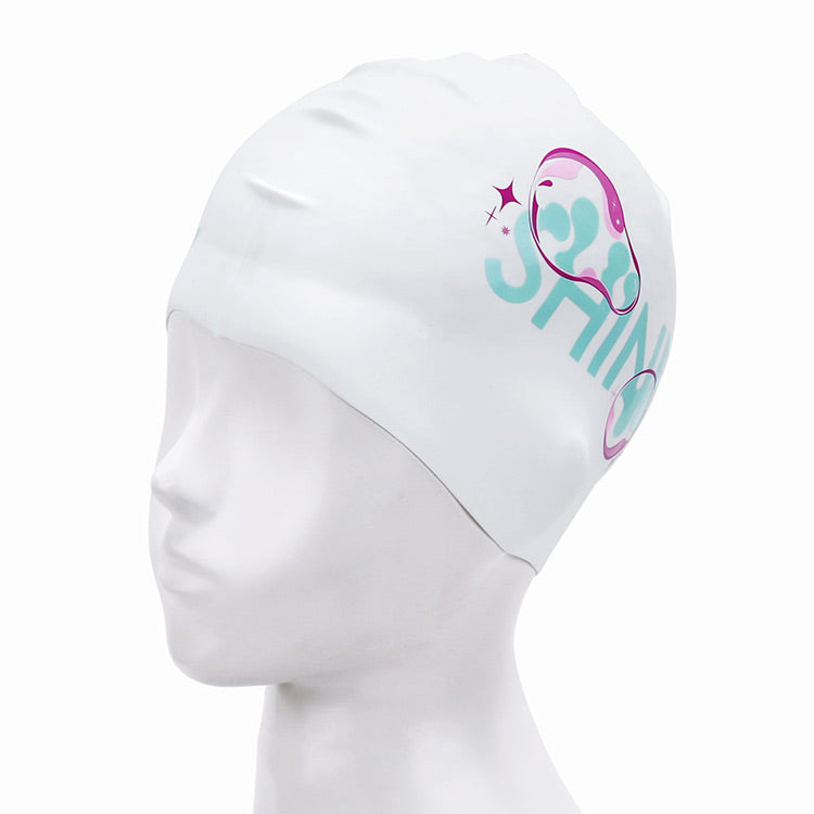 [SW-CS106] Shine シリコン スイムキャップ ミント