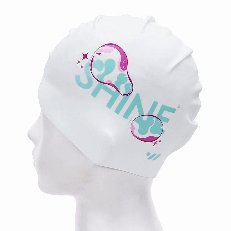 [SW-CS106] Shine シリコン スイムキャップ ミント