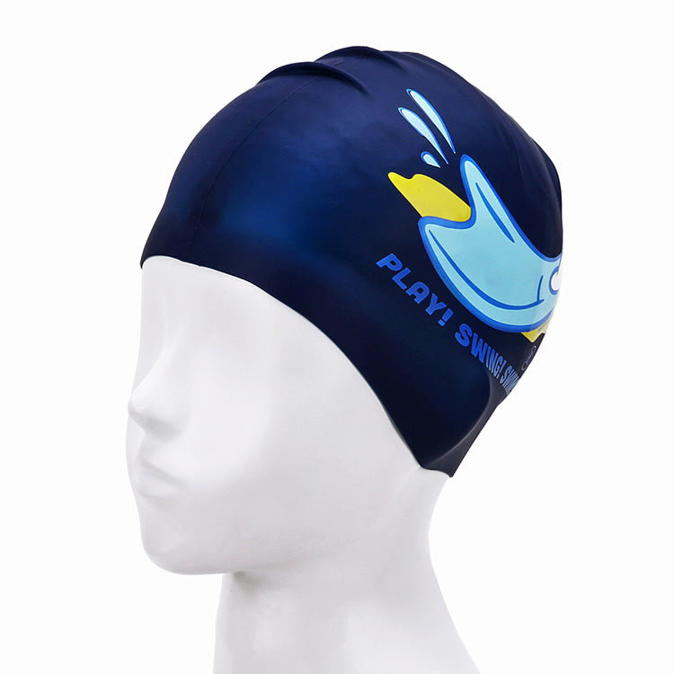 [SW-CS119] Speed Duck シリコン スイムキャップ ネイビー