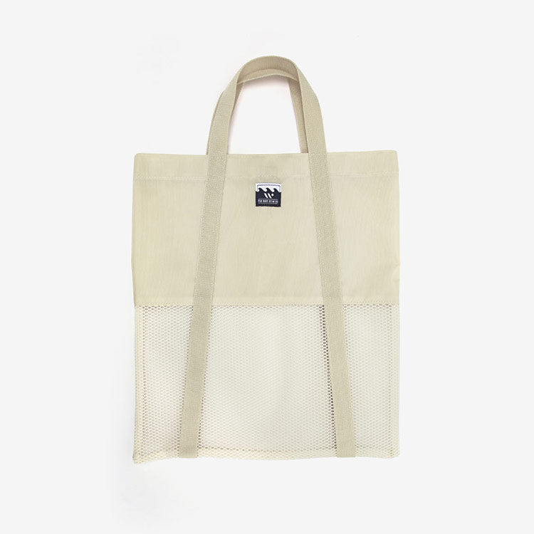 [SW-SMB001] Square Half Mesh Swim Bag Ivory