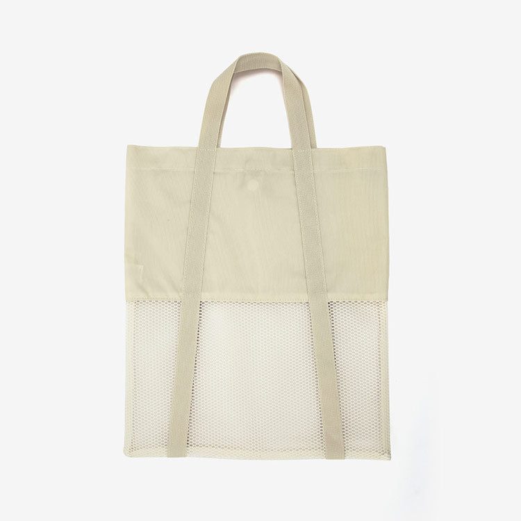 [SW-SMB001] Square Half Mesh Swim Bag Ivory