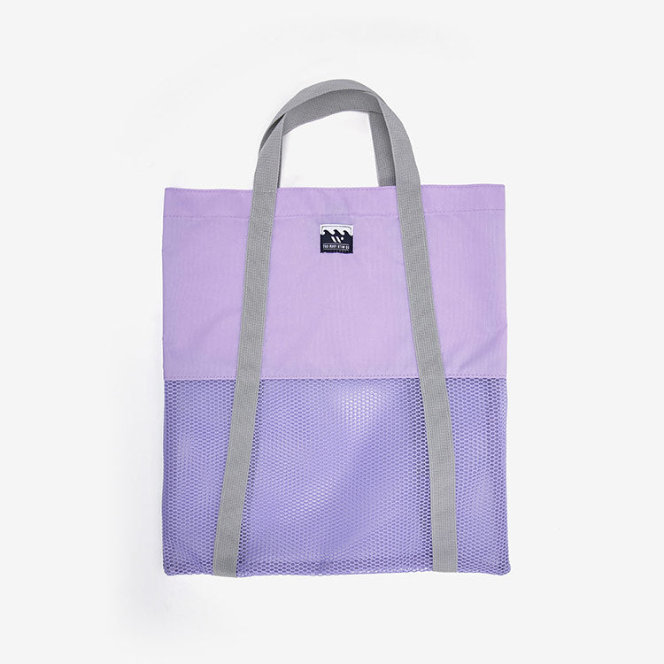 [SW-SMB002] Square Half Mesh Swim Bag Light Purple