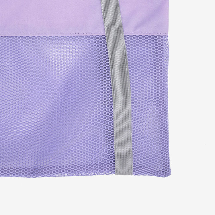 [SW-SMB002] Square Half Mesh Swim Bag Light Purple