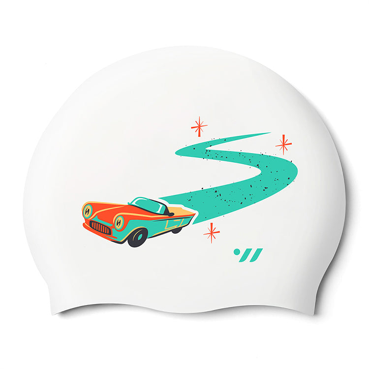 SWAVE Summer Drive Silicone Water Cap White