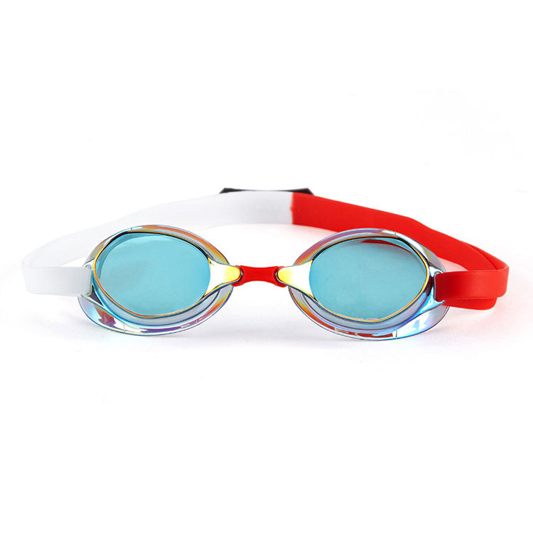 [SW-TAN001MR-RED] Touch Mirrored Non-Cushion Swim Goggle Red
