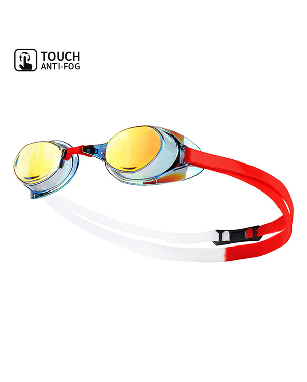 [SW-TAN001MR-RED] Touch Mirrored Non-Cushion Swim Goggle Red