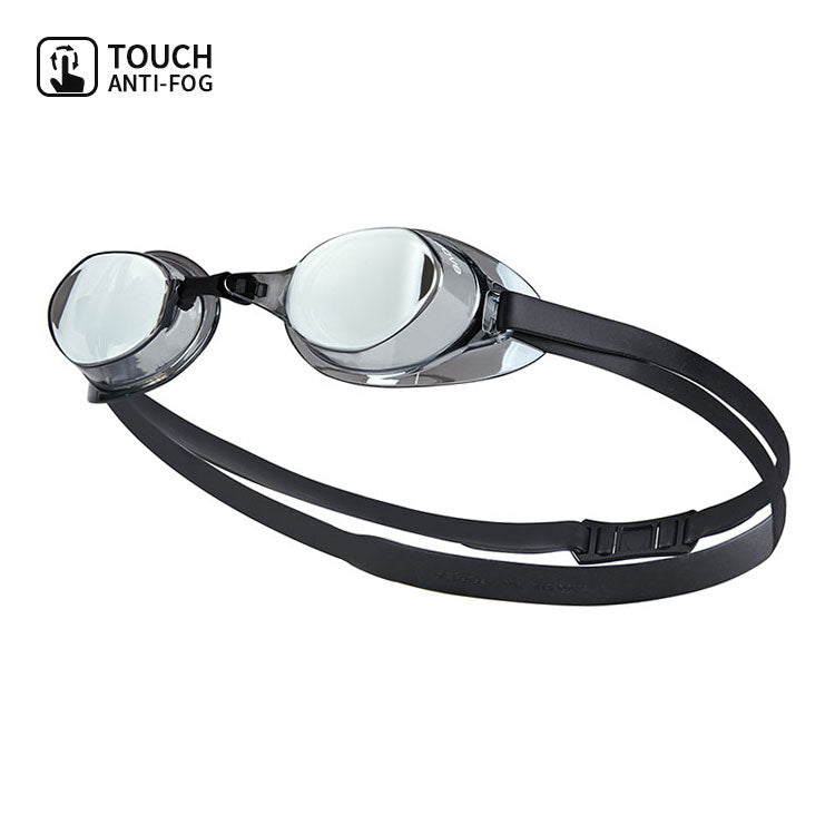 SWAVE Touch Mirrored Non-Cushion Swim Goggle Black