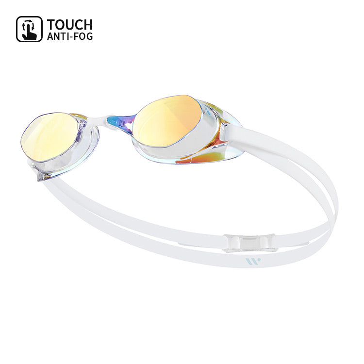 SWAVE Touch Mirrored Non-Cushion Swim Goggle Clear