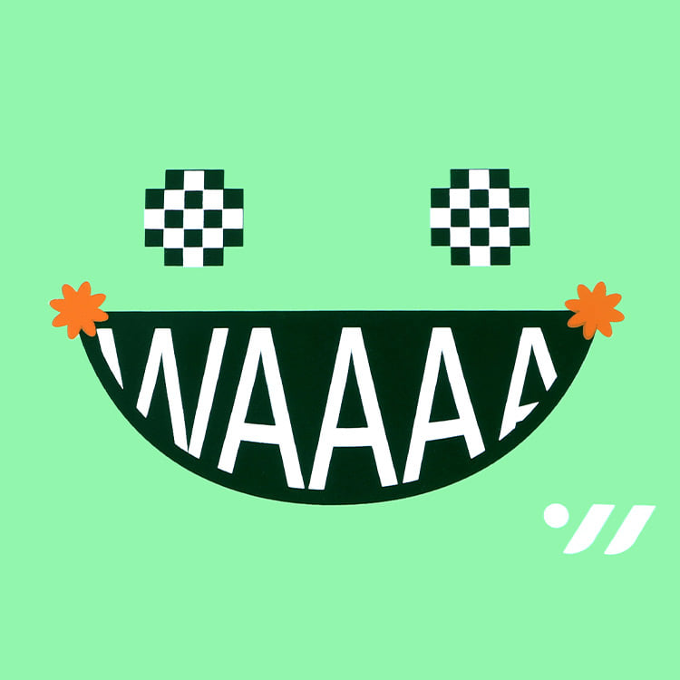 [SW-CS079] Waaaa シリコン スイムキャップ アップルグリーン